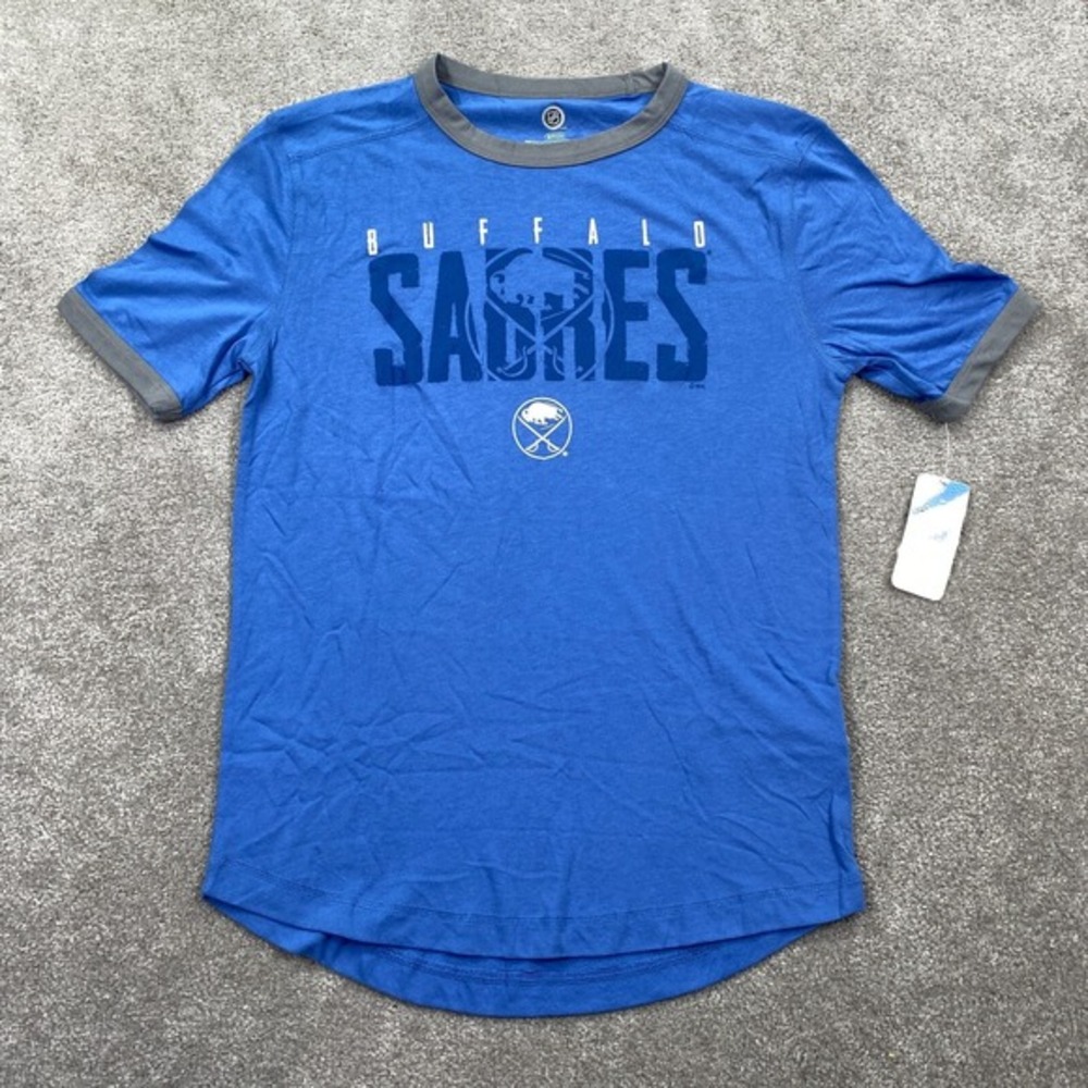 Buffalo Sabres‎ NHL Authentic Apparel T-Shirt Short Sleeves Men's Size S Blue